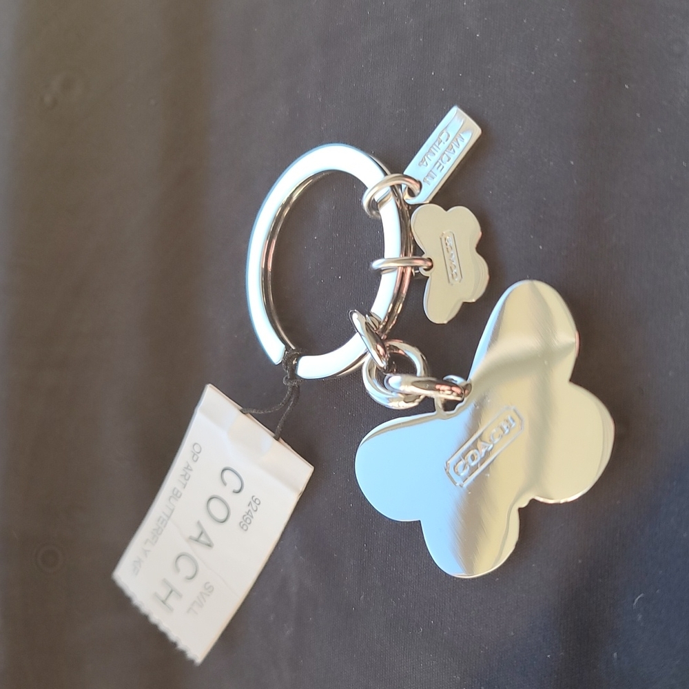 Coach Butterfly Keychain - Picture 2 of 9
